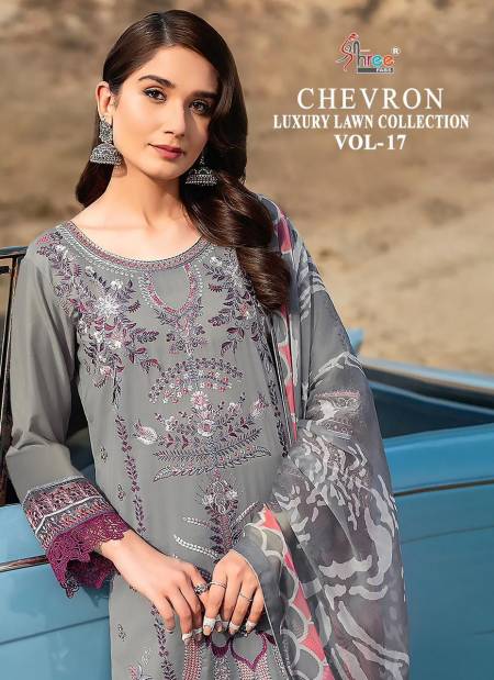 Chevron Luxury Lawn Collection Vol 17 Pakistani Suits Catalog
